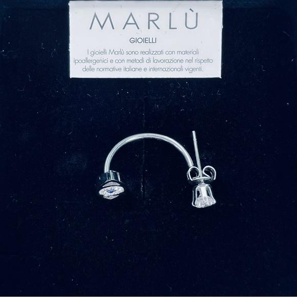 Marlù single evil-eye earring - Picture 6 of 6